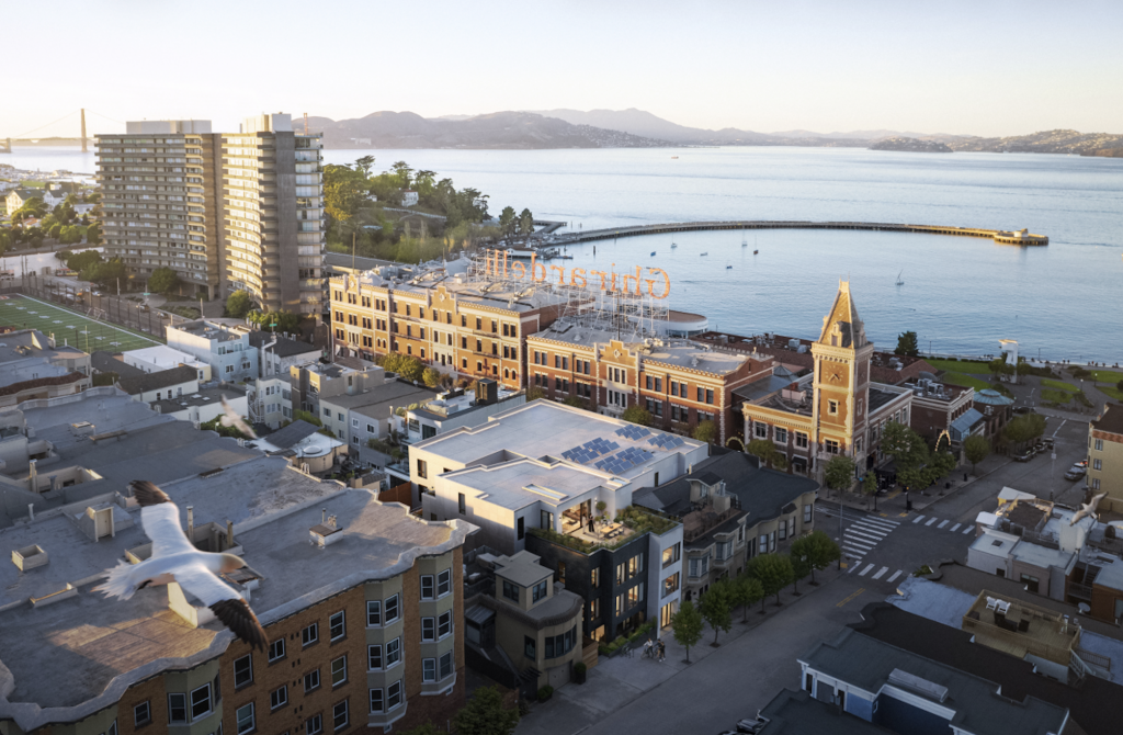 A San Francisco living room with a view